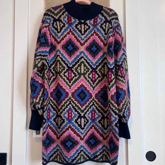 Farm Rio Rauti Sweater Dress | Size L - Picture 6 of 8